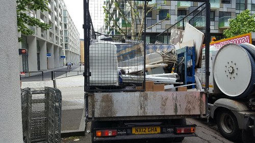 Seasonal garden clearance activities in Fitzrovia